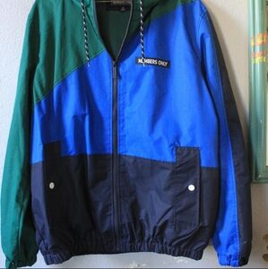 Members only color block windbreaker